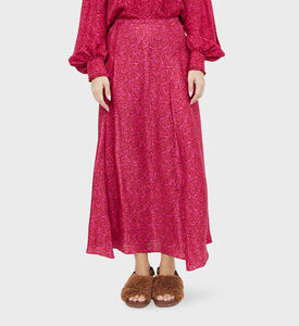 Printed Long Straight Skirt