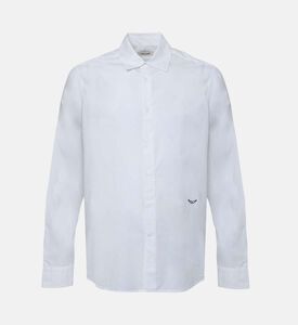 Fitted Cotton Voile Shirt
