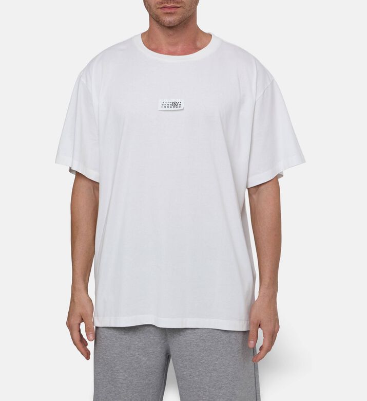 MM6 Logo-print Short-sleeve T-shirt, Model View