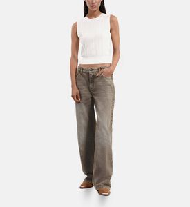 The Kooples Wide-leg Jeans, Model View