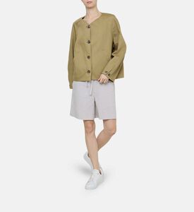 Emeric Striped Cotton Shorts