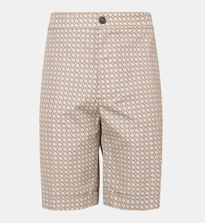 شورت برمودا بوبلين بطبعة