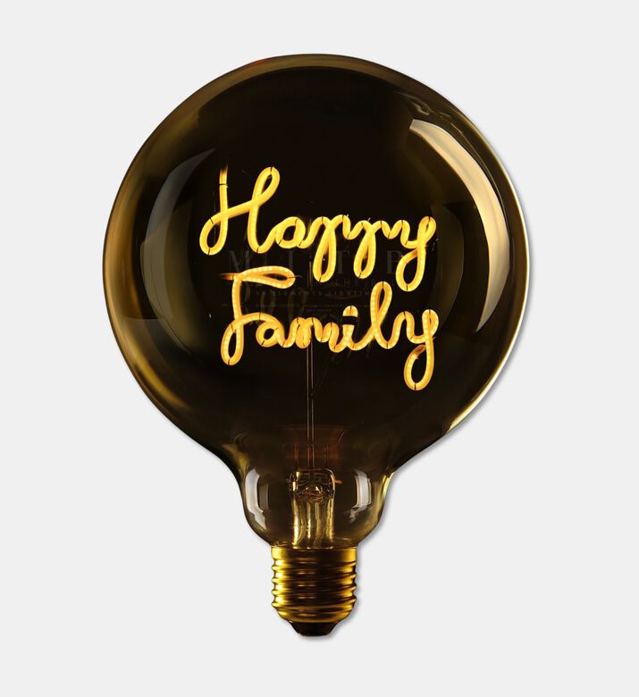 Message in the Bulb Happy Family Led Bulb, Packshot View