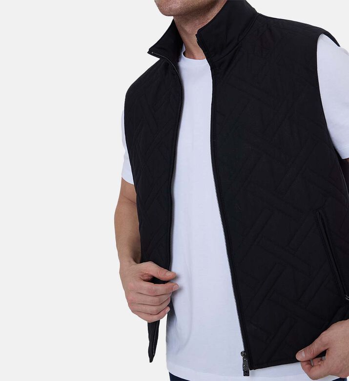 High Neck Sleeveless Vest