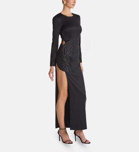Savanna Dress, Black, S, Model View