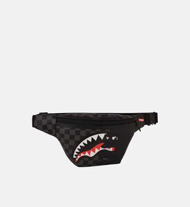 حقيبة كروس بودي بطبعة قرش غير مكتملة