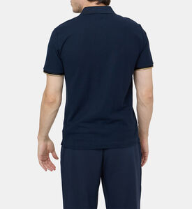 Cotton Golden Logo Polo Shirt