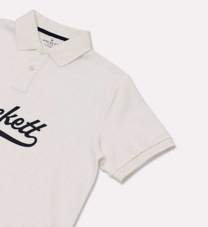 Hackett London Logo-print Regular-fit Polo Shirt, Packshot View