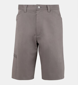 شورت قطن بجيوب جانبية مائلة