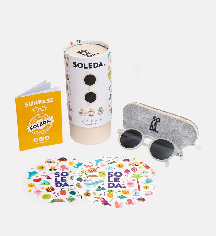 Cloud White Uv-protection Sunglasses