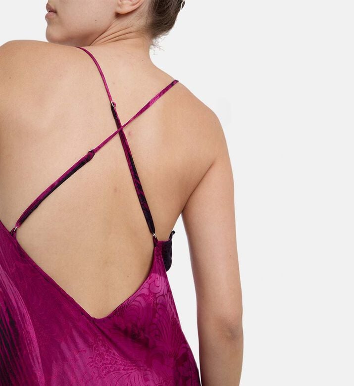 Niluu Flower-print Sleeveless Maxi Dress, Model View