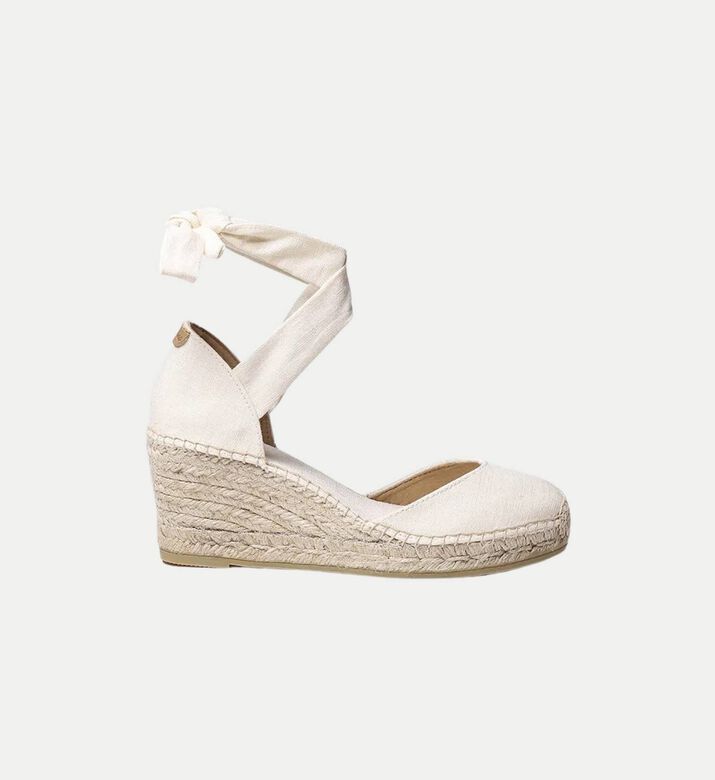 Julia Vegan Linen High-wedge Espadrille