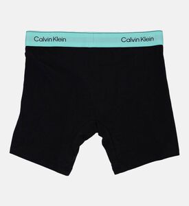 Calvin Klein Casual Logo-print 3-pack Boxers, Blue, Xxl, Packshot View