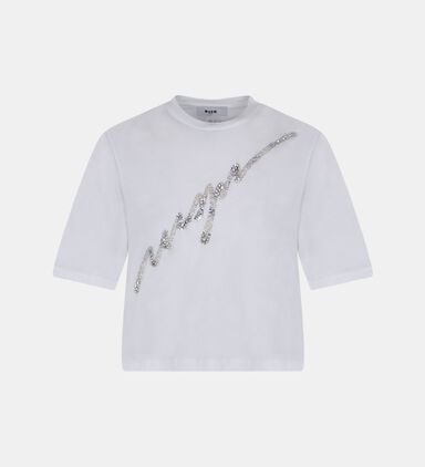 Brand Logo Appliqué T-shirt