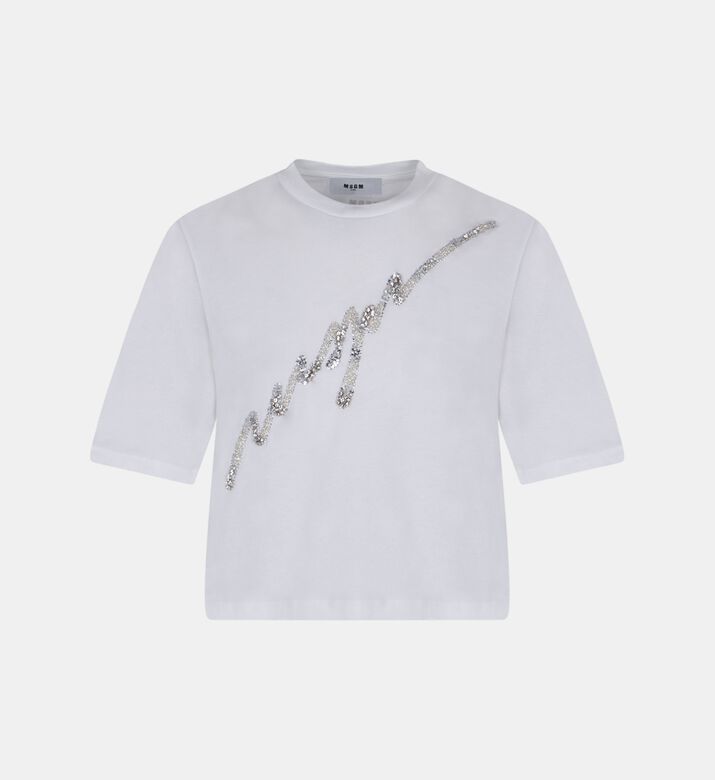 Brand Logo Appliqué T-shirt