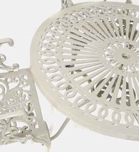 Bistro Dining Table With 2 Chairs Off White