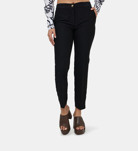 Logoed Band Cigarette Trousers