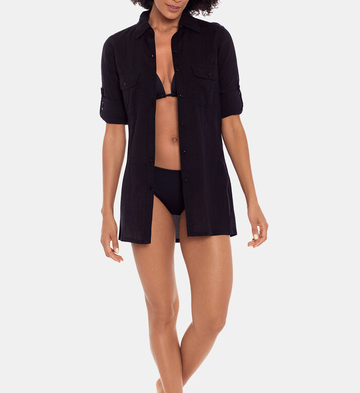 Crushed Cotton Camp Shirt