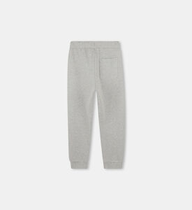 Cotton Casual Embroidered Logo Pants