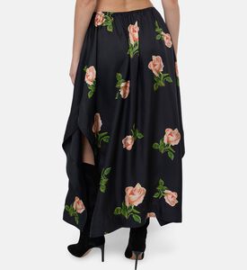Nanushka All-over Floral-print Flared Skirt, Model View