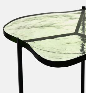 Home Deco and More Nesty Glass Top Side Table 2-piece Set, Packshot View