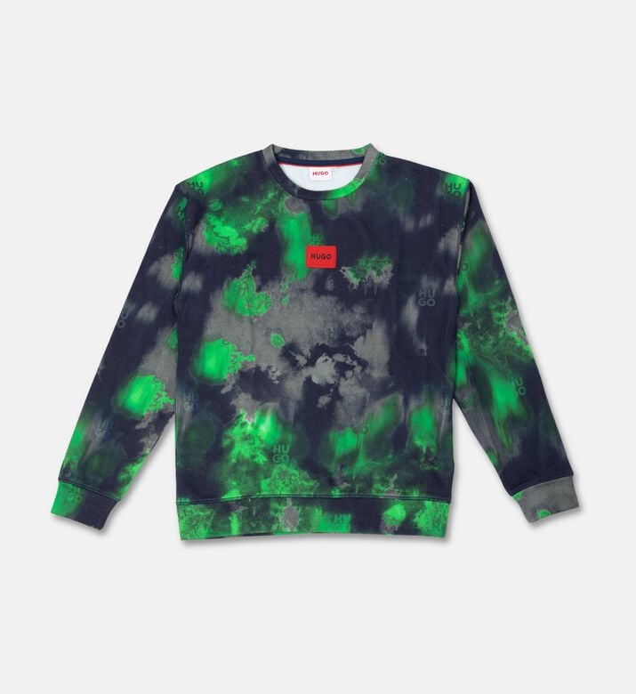 Hugo Tie-dye Long-sleeve Sweatshirt, Packshot View