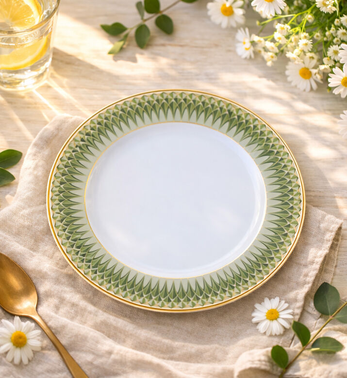 Spal Oliva Porcelain Bread Plate, Packshot View