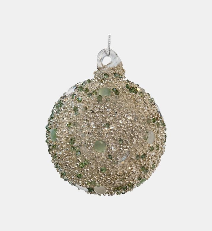 Embellished Glass Ball Ornament Embellished Glass Ball Ornament