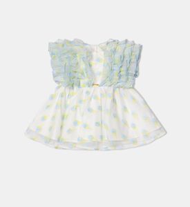 Layered Ruffle Sleeve Dress