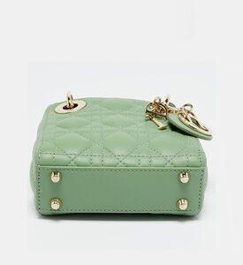 Dior Preowned Dior Green Micro Lady Dior Tote, Packshot View