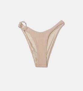 قطعة بيكيني سفلية مضلعة بحلقة