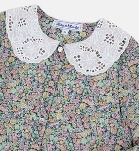 قميص رومانسي بياقة بيتر بان