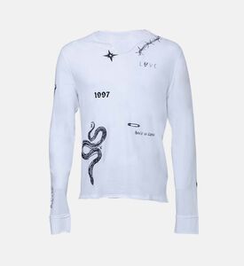 تيشيرت بتصميم غرافيك مستوحى من الطراز القديم