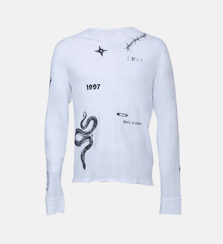 تيشيرت بتصميم غرافيك مستوحى من الطراز القديم