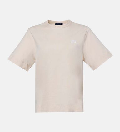 Eileen Round-neck Cotton T-shirt