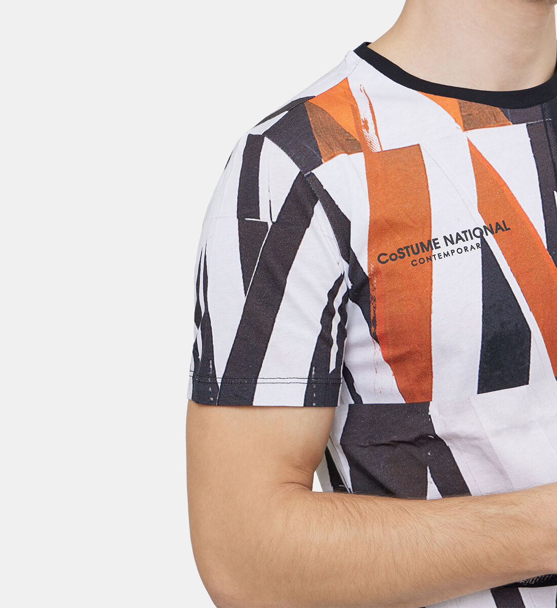 Costume National Cotton All over Print T shirt T Shirts