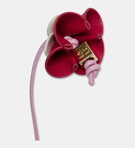 Ganni Leather Leaf Detail Bag Charm, Packshot View