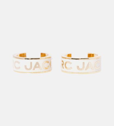 Gold Lettering Enamel Ring