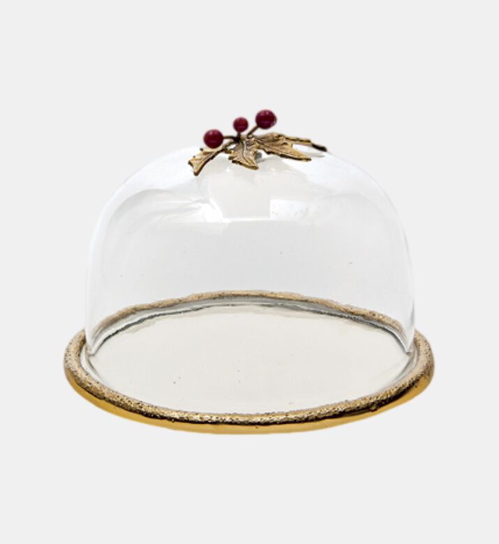Glass Round Base Cloche