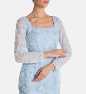 Savanna Dress, Blue, L, Model View