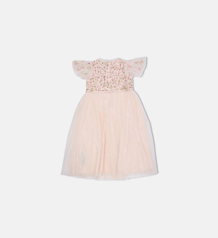 Ruffled Tiered Tulle Dress