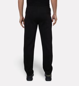 EA7 Cotton-blend Pants, Black, M, Model View