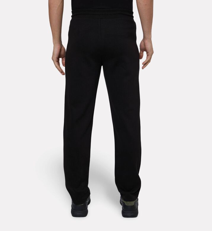 EA7 Cotton-blend Pants, Black, M, Model View