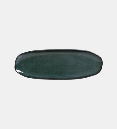 Organic Stoneware Shallow Oval Platter