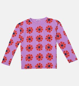 Bobo Choses All-over Kaleidoscopic Flower-print Long-sleeve T-shirt, Packshot View