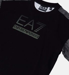 Camouflage-print Crewneck T-shirt