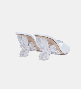 حذاء مفتوح من الخلف بالوما بكعب متوسط