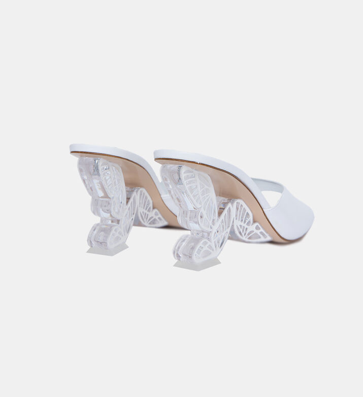 حذاء مفتوح من الخلف بالوما بكعب متوسط