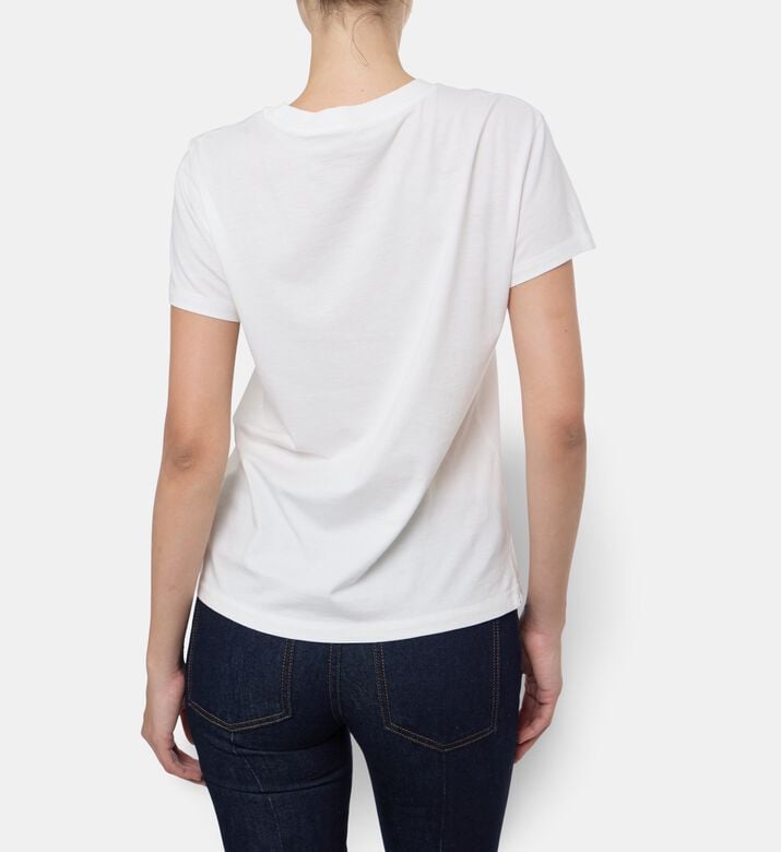 Zadig et Voltaire Ts Walk, White, L, Model View