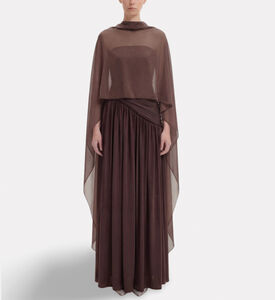 JW PEI Tulle Cape Shawl, Model View